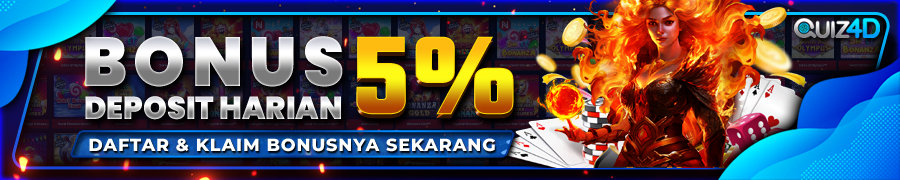 bonus deposit harian quiz4d